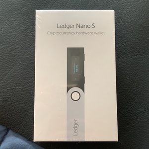 Ledger Nano S Crypto Black Wallet Brand New and Factory Sealed